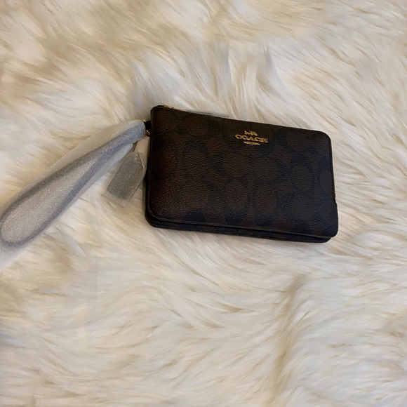 Coach Handbags - Authentic Coach double zip wallet